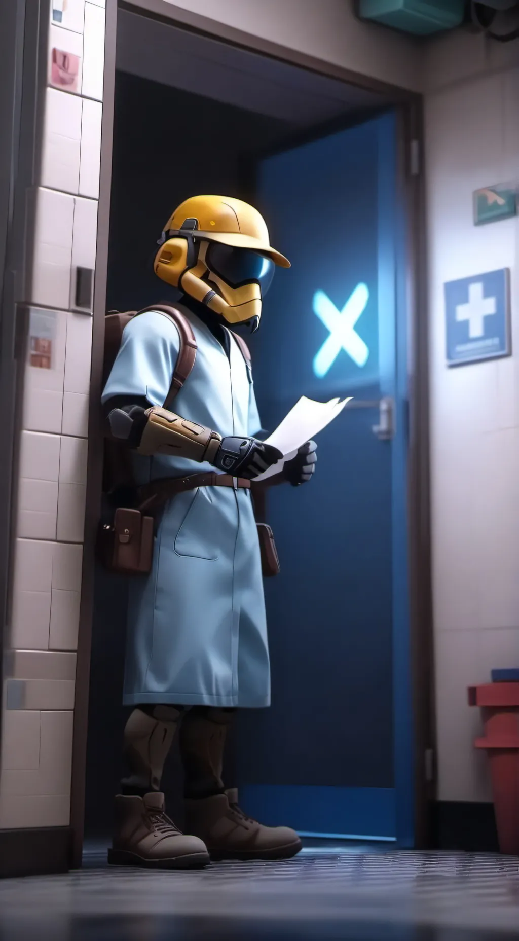 ai character: Minecraft server!! background