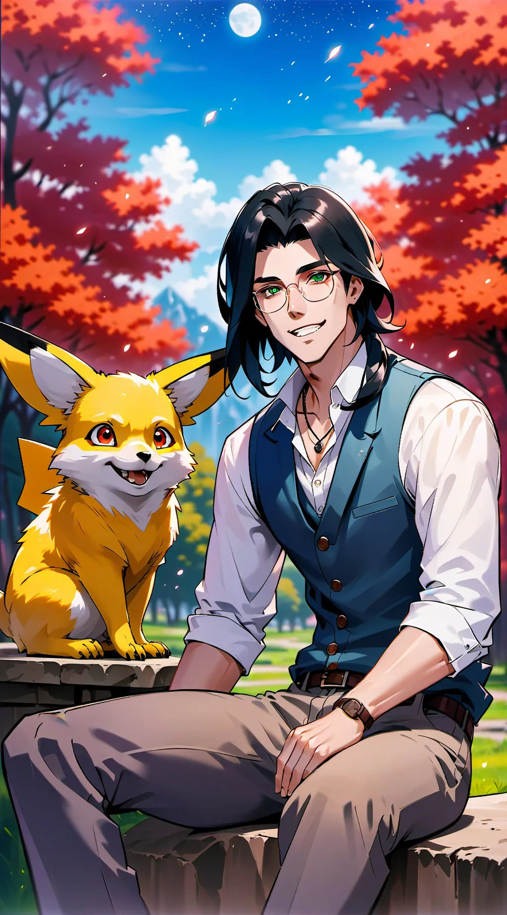 ai character: Lev background