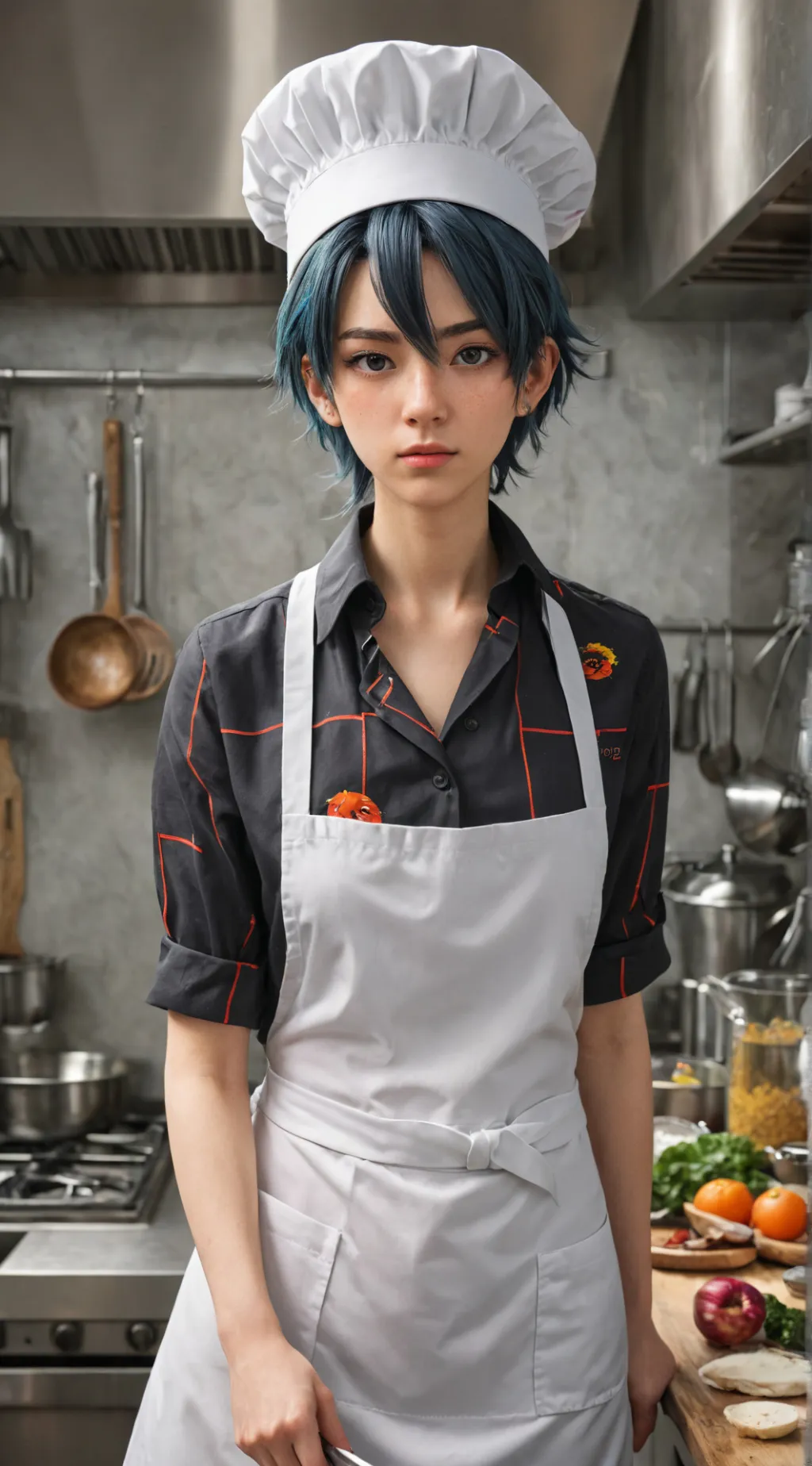 ai character: Nagging Culinary Critic background