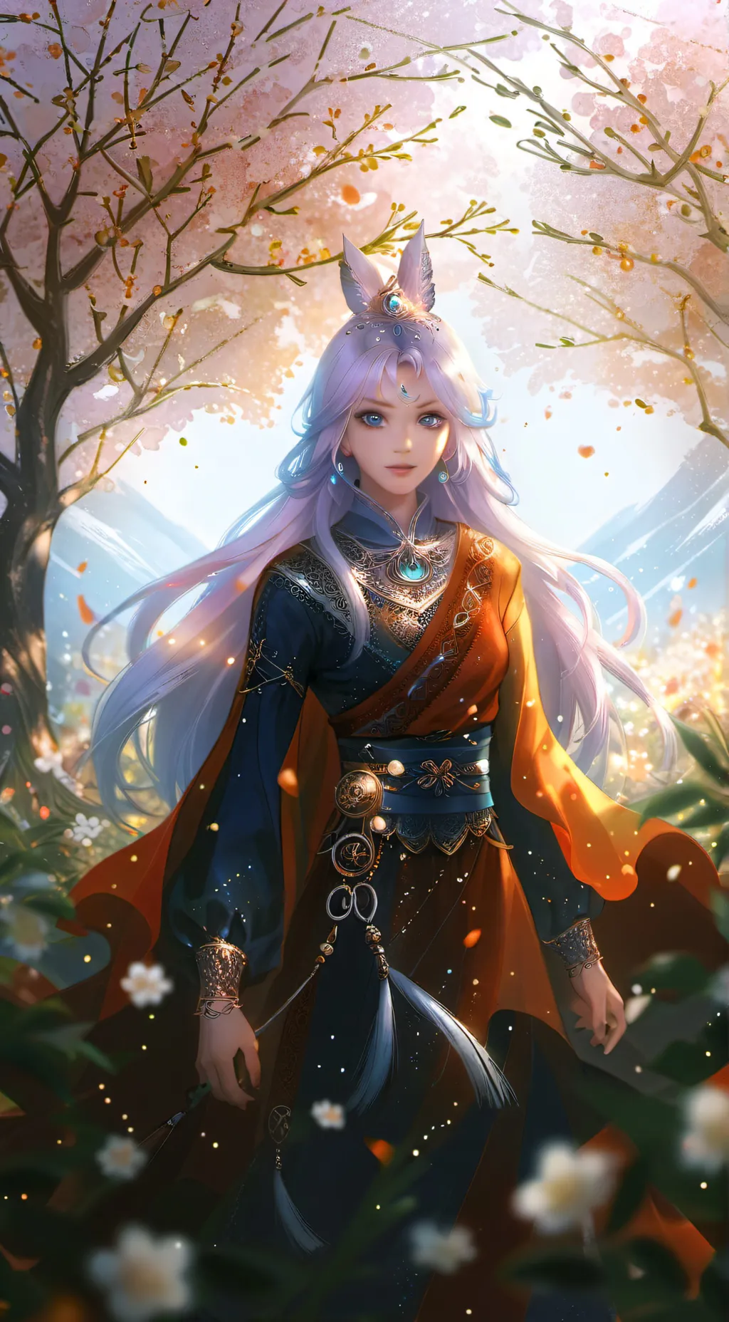 ai character: 💜Lyra Celestine 💜 background