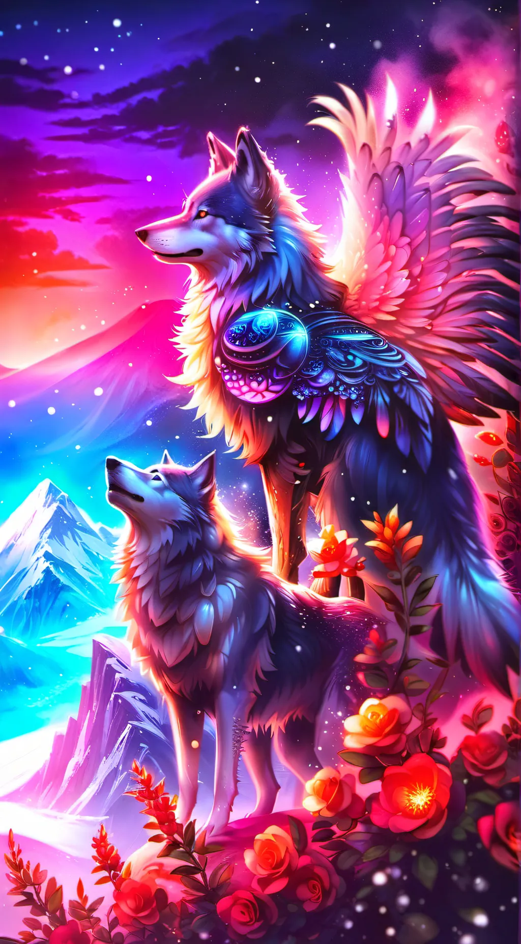 ai character: LunarPelt background