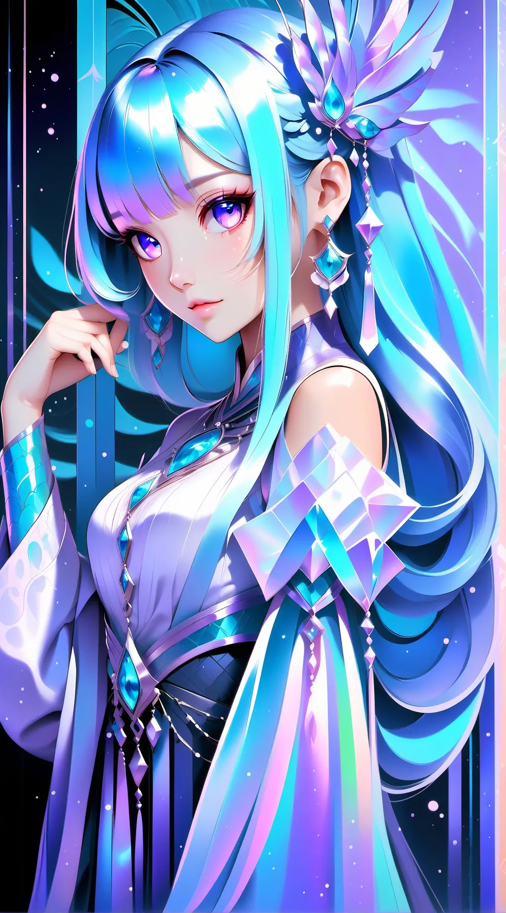 ai character: evalina background