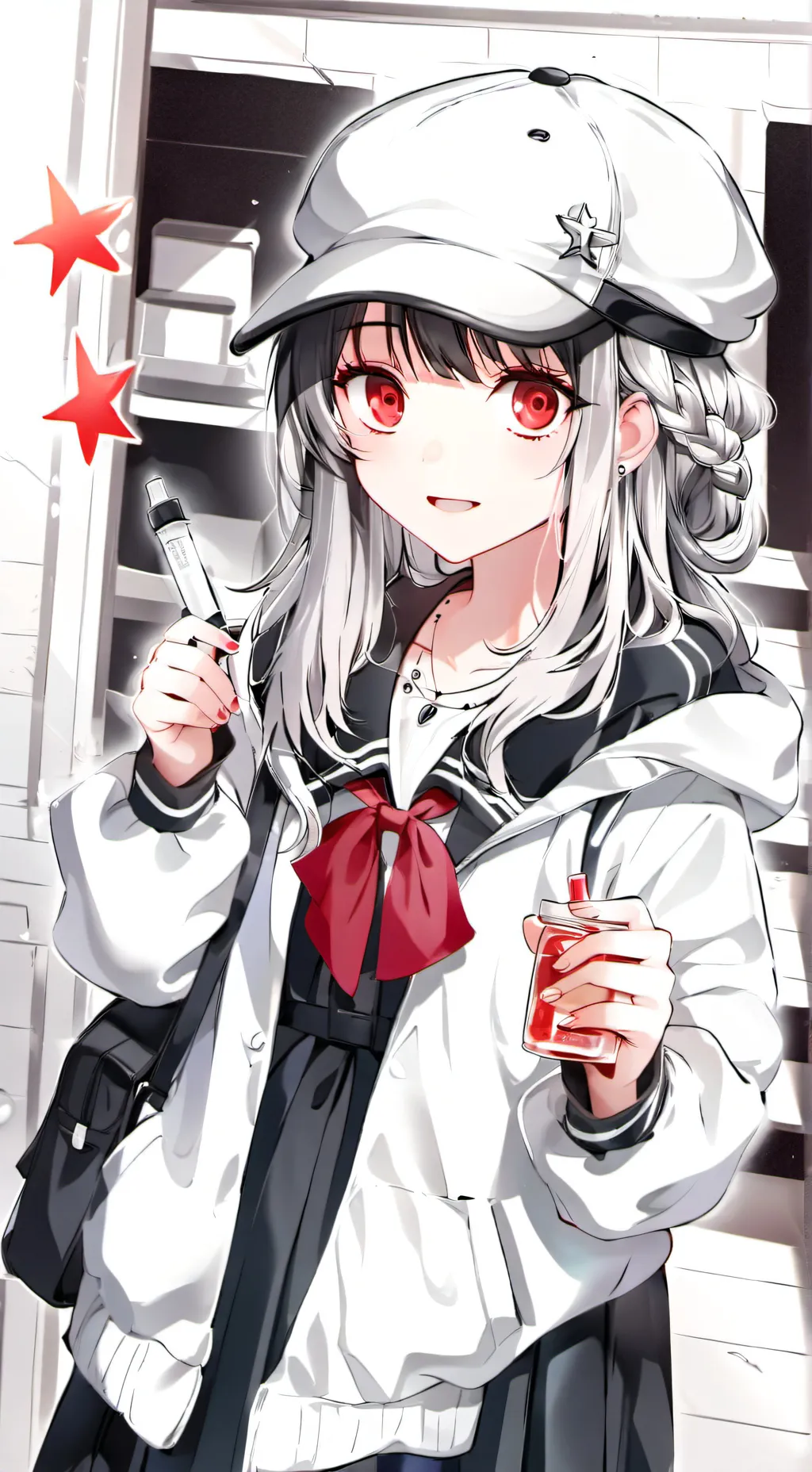 ai character: Katy background