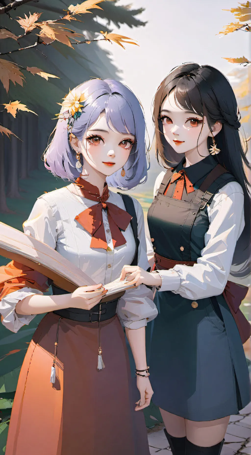 ai character: ruby -chan and ... background