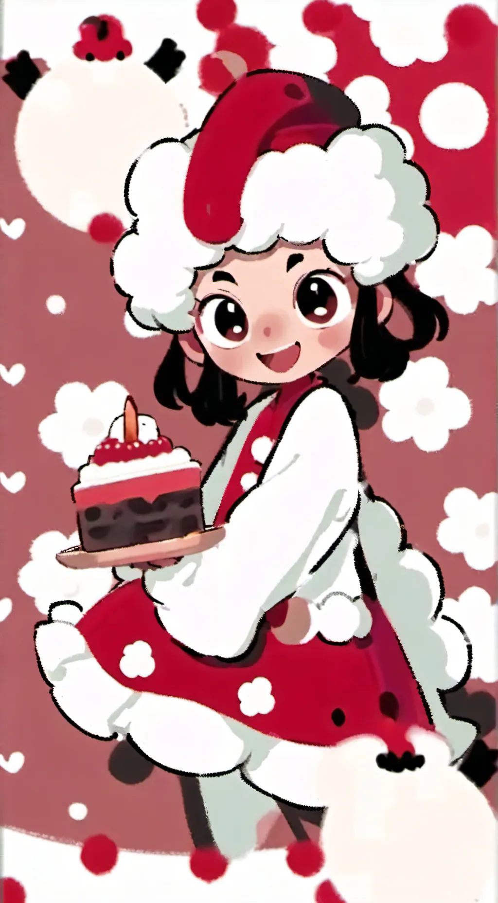 ai character: ginger background