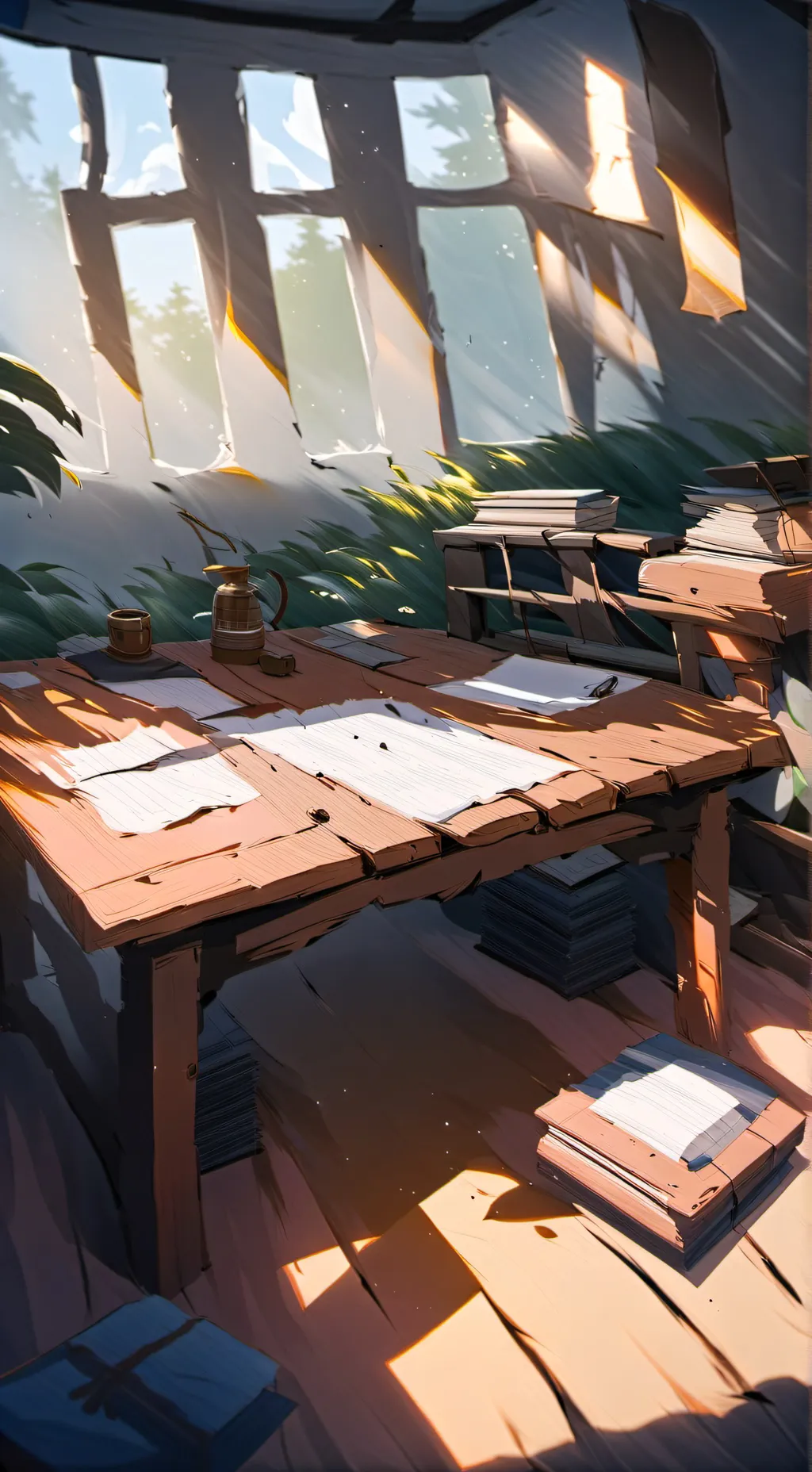 ai character: mha dorm thing :) background