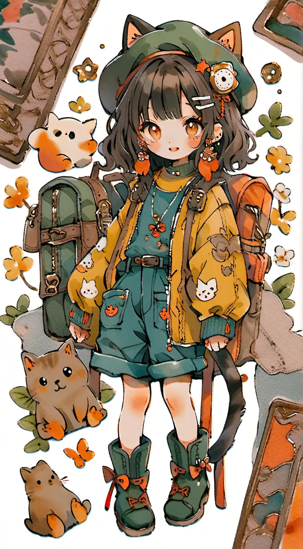 ai character: Cherry dw.. background