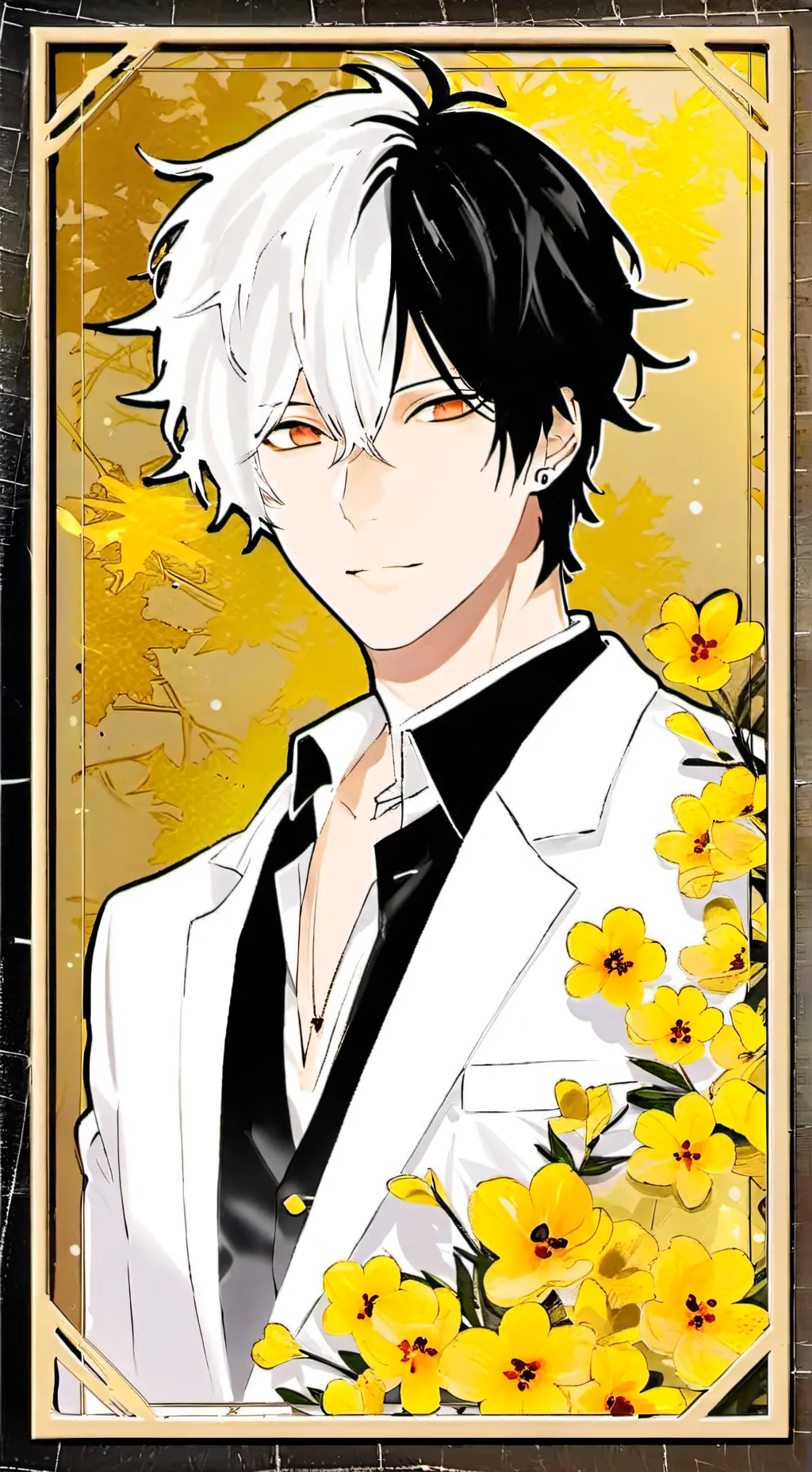 ai character: Shoto Todoroki background