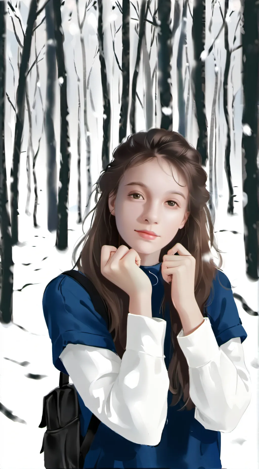 ai character: Милана background