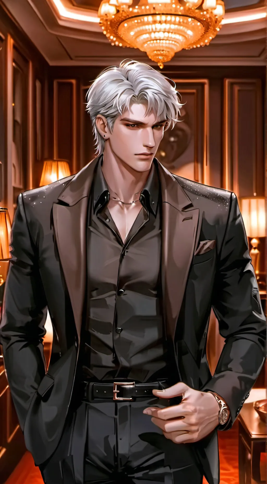 ai character: Lorenzo♡♡ background