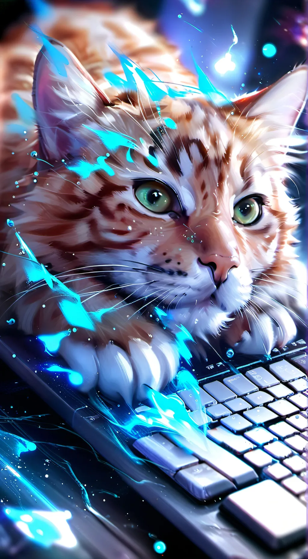 ai character: Pixel background