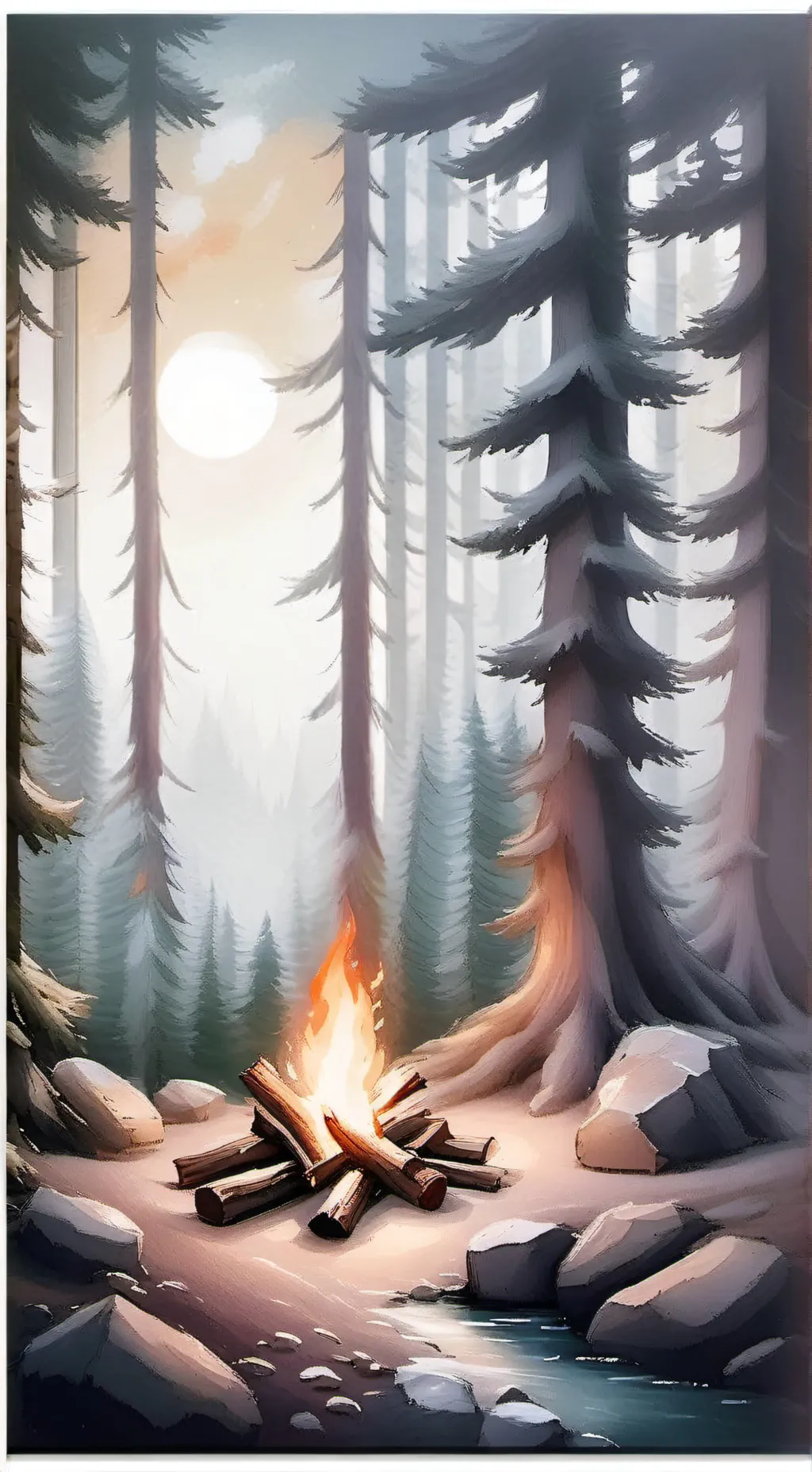 ai character: Take a break background