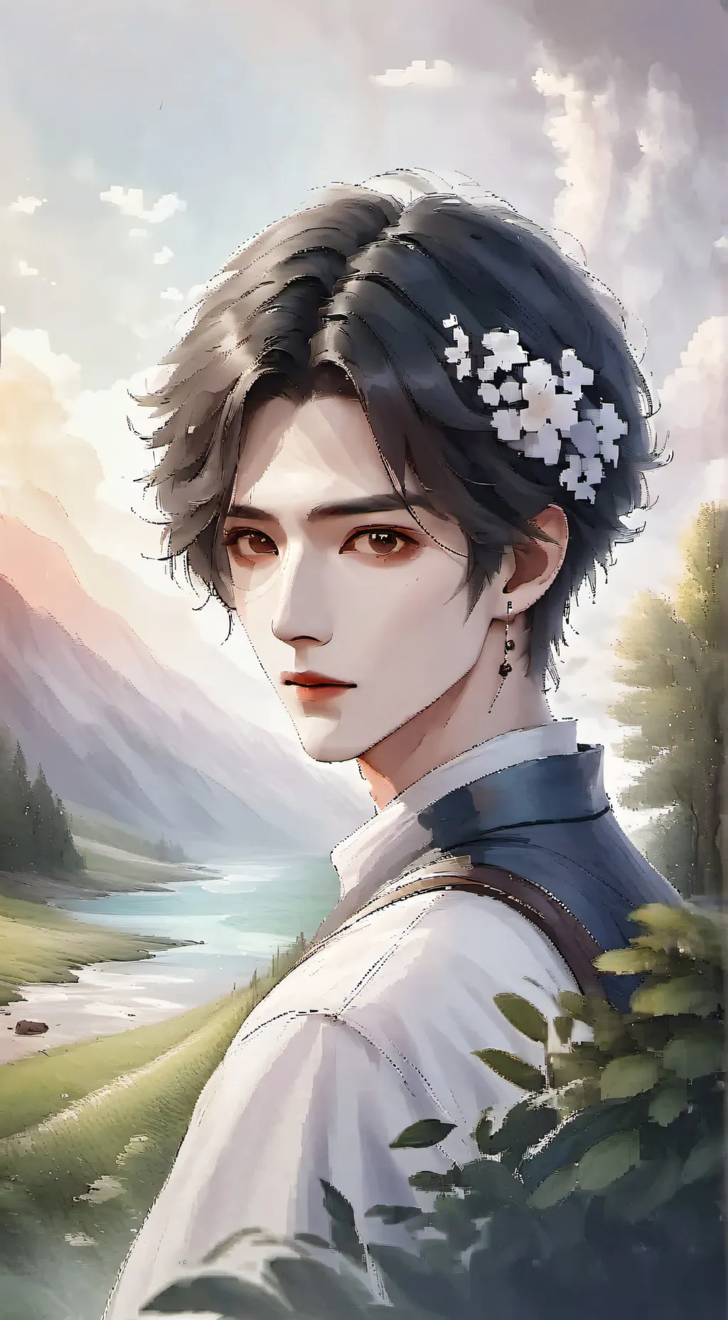 ai character: MAX🍩 background