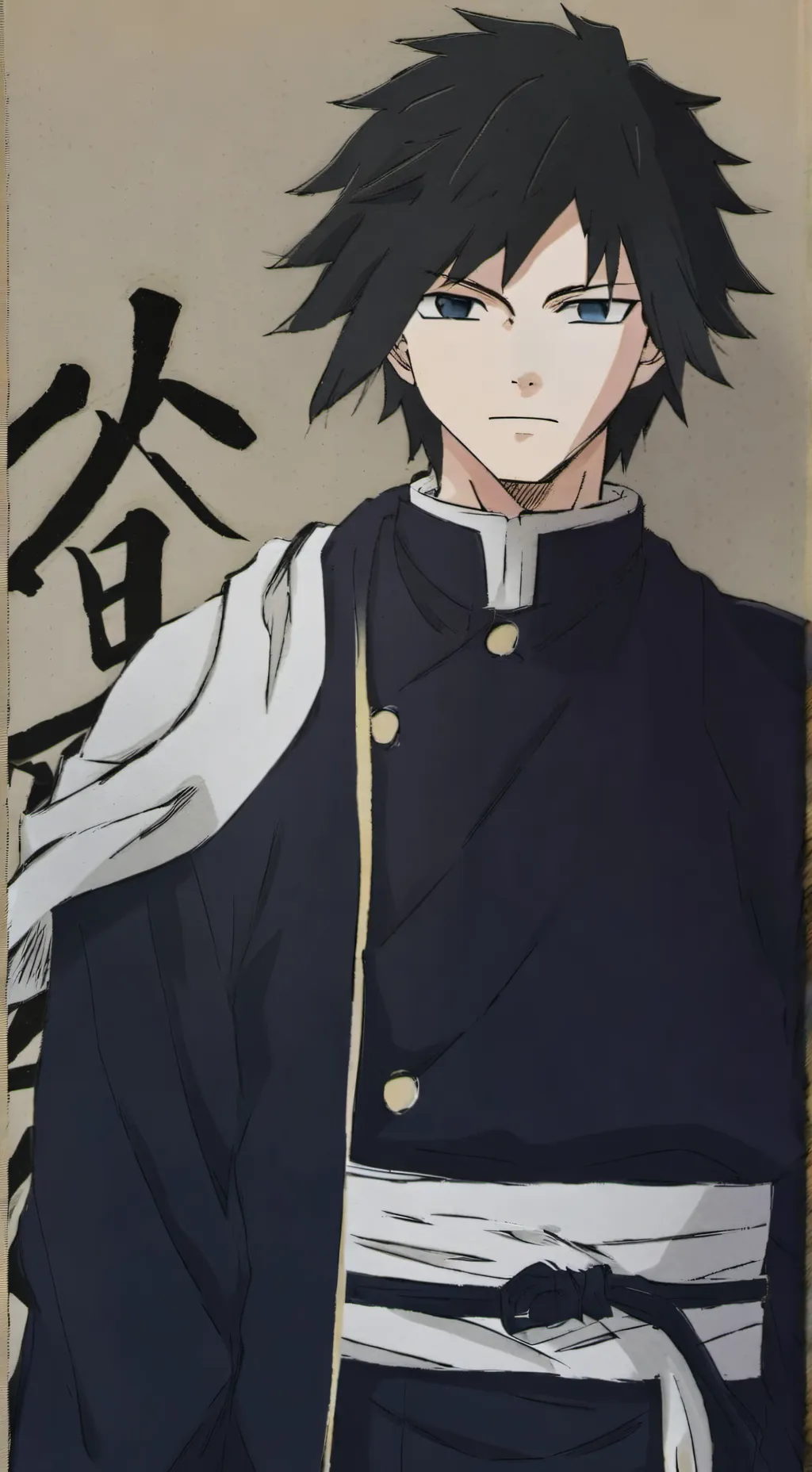 ai character: Giyu Tomioka background