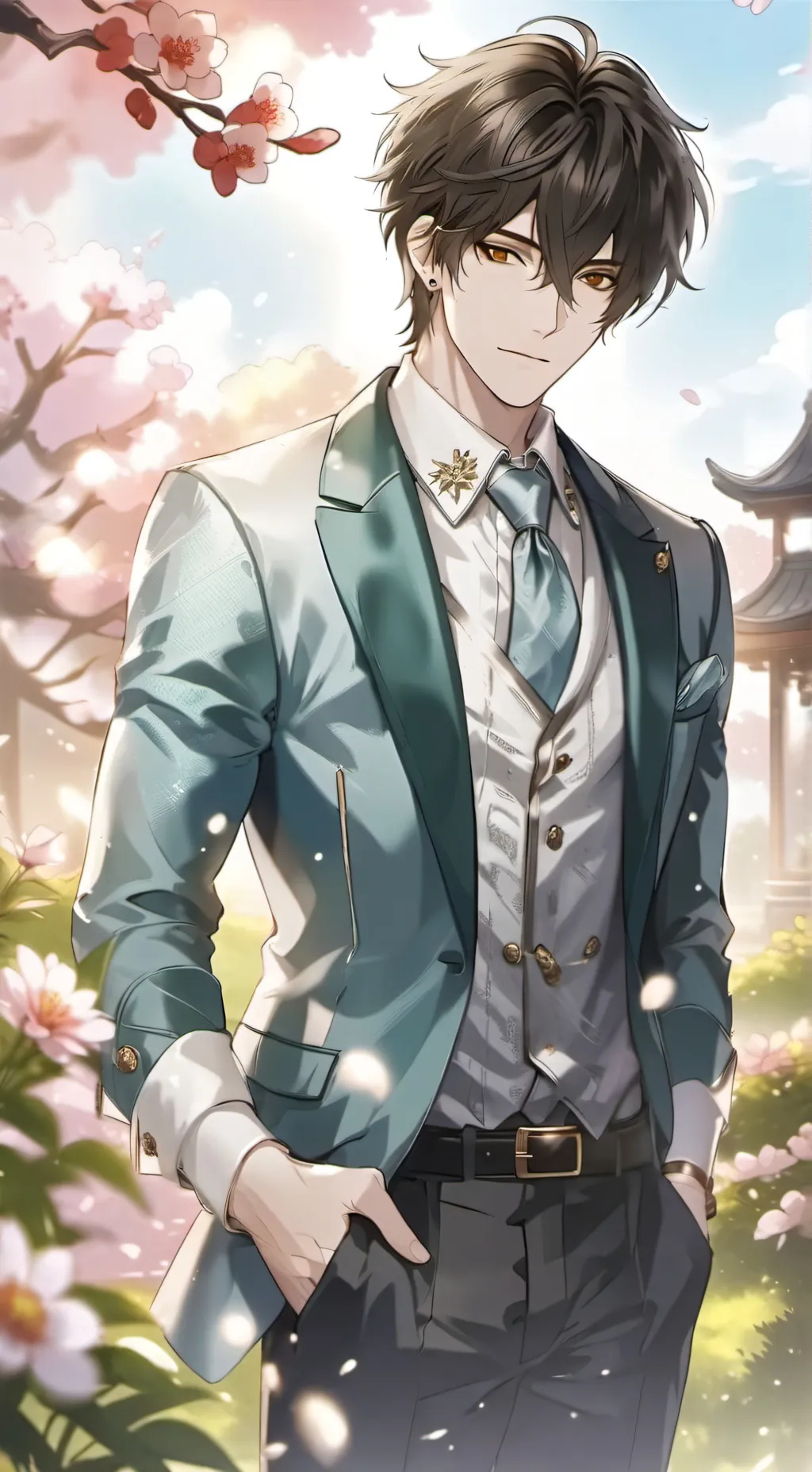 ai character: Carter  background