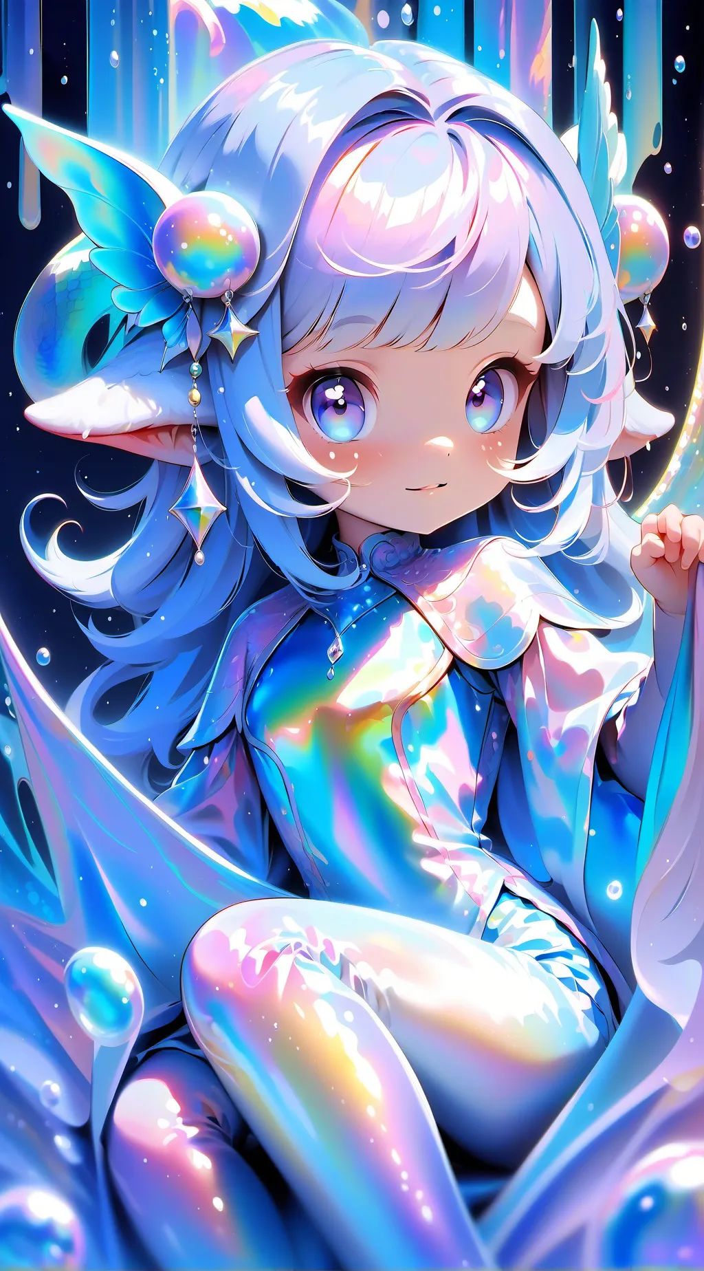 ai character: bébé pauvre background