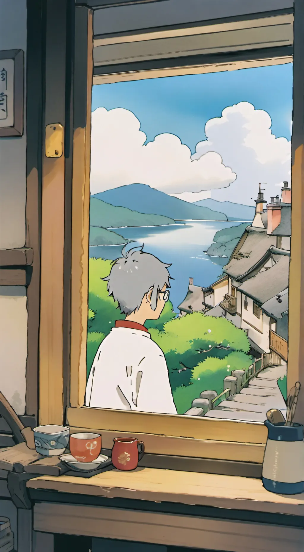 ai character: I quit background