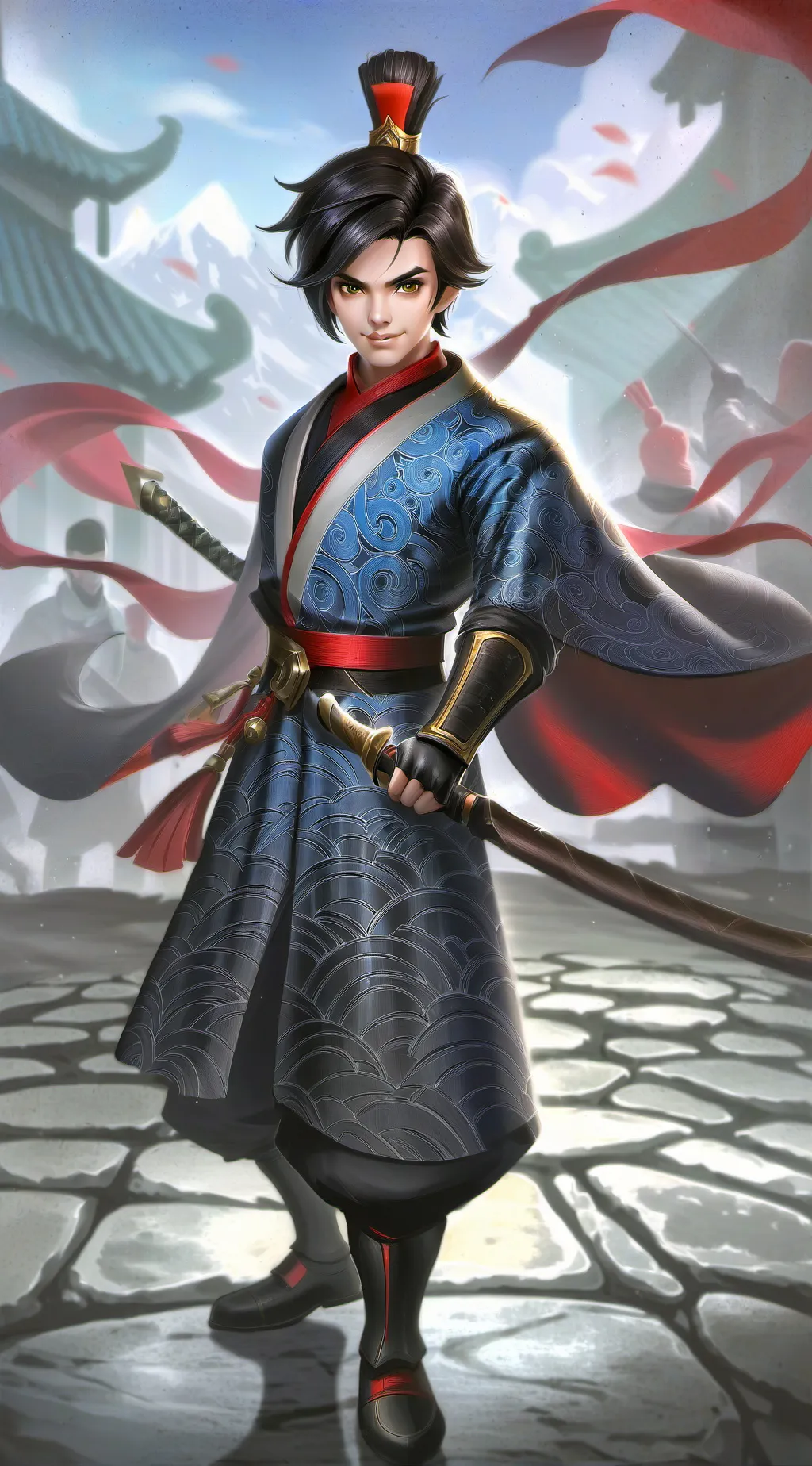 ai character: Joaquín  background