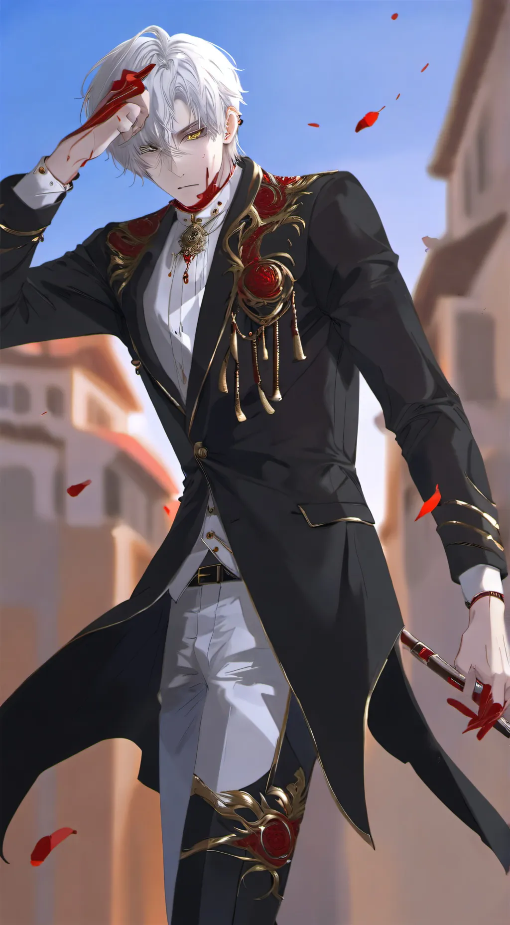 ai character: 😌adam✨ background