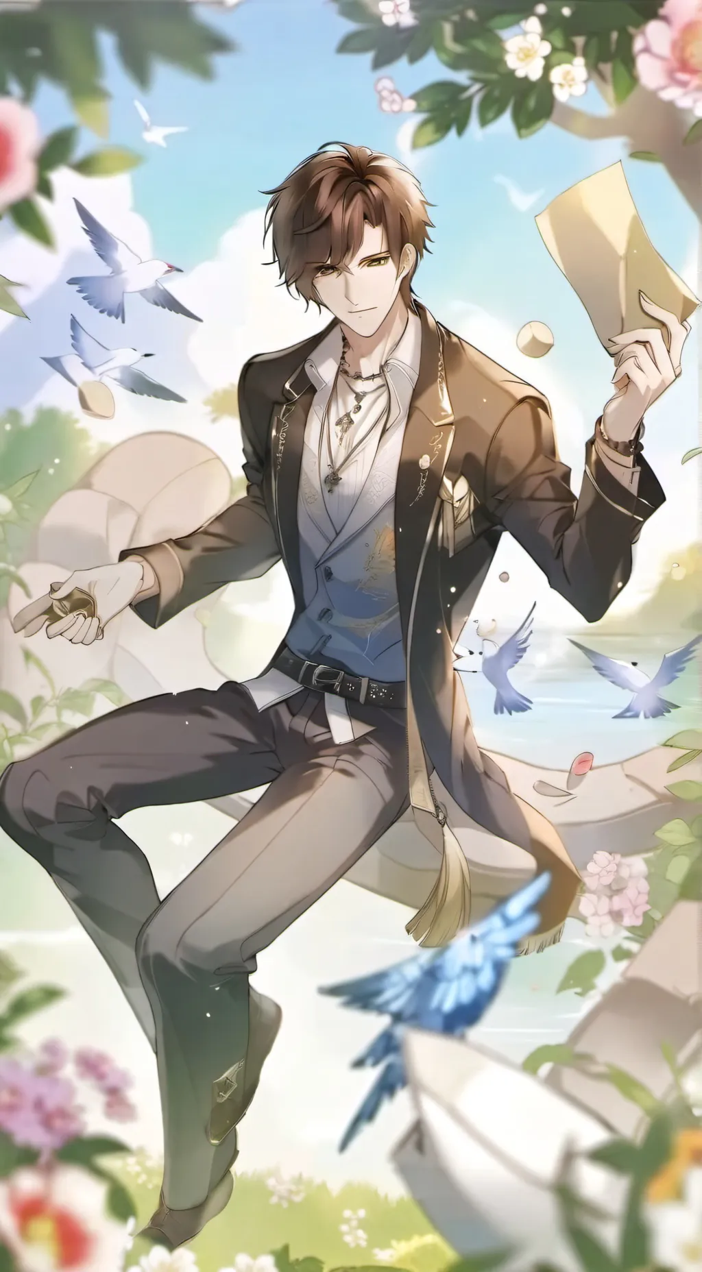 ai character: Skz vs Moonlight background