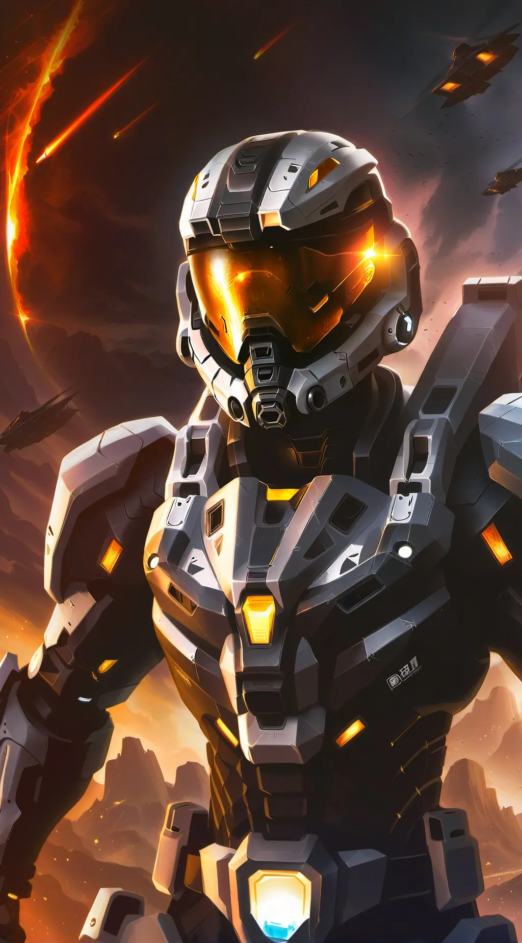 ai character: ODST background