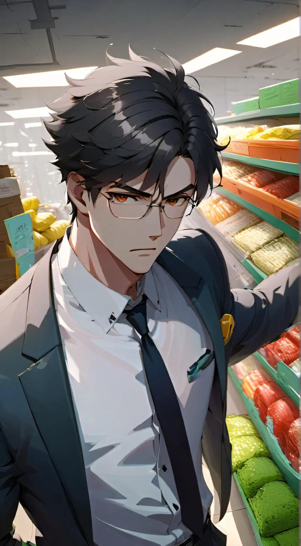 ai character: 👔Gerald🤵 background