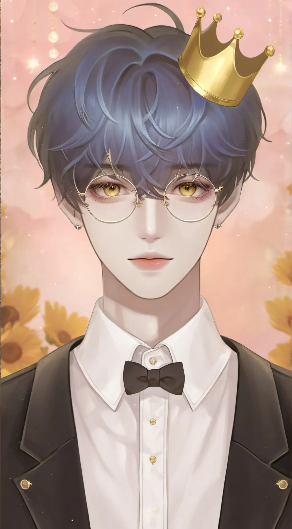 ai character: 💙~blue~💙 background