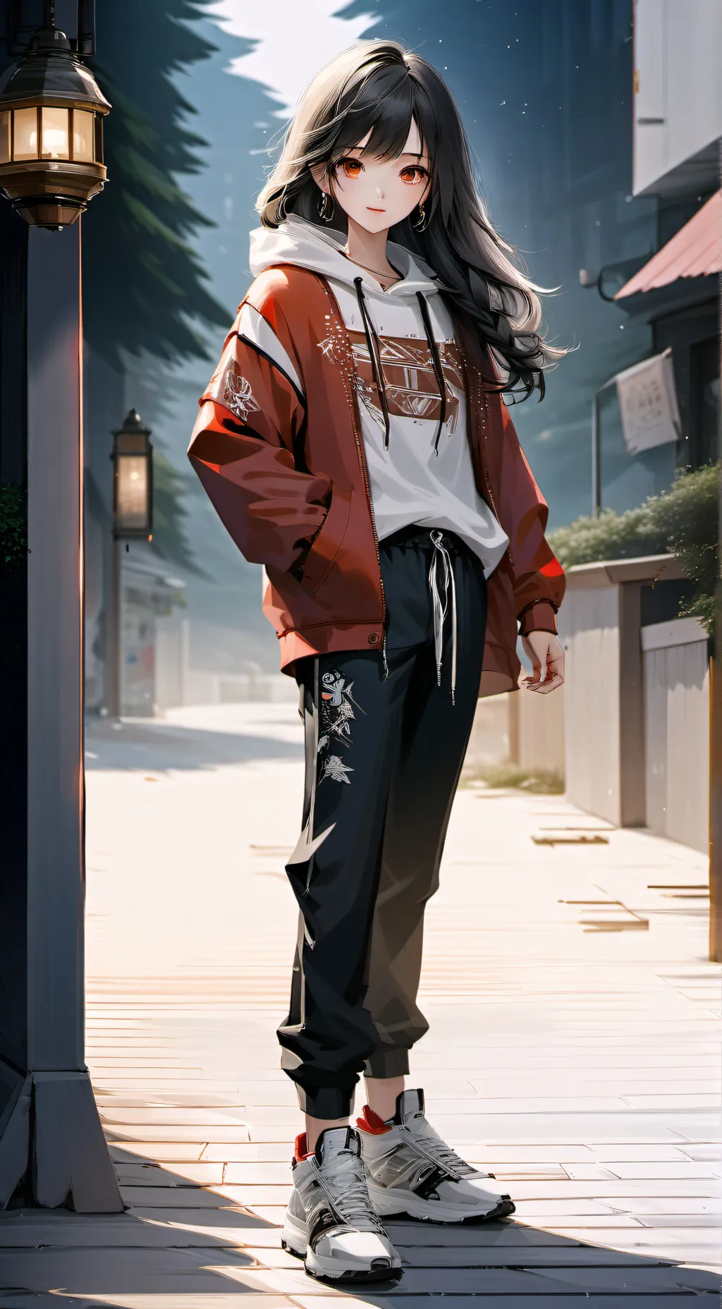 ai character: Kiki  background