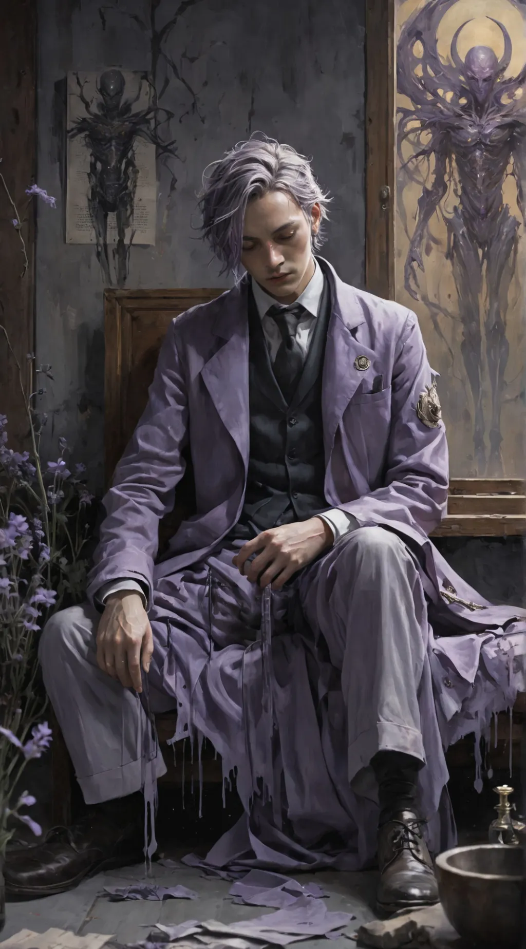 ai character: Lucien background