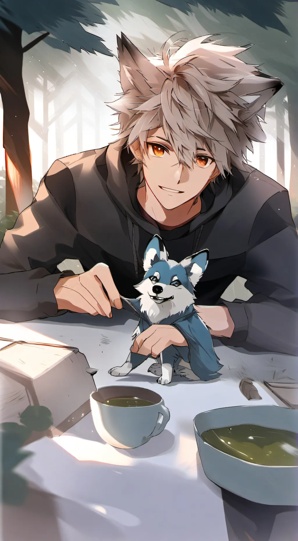 ai character: Jason  background