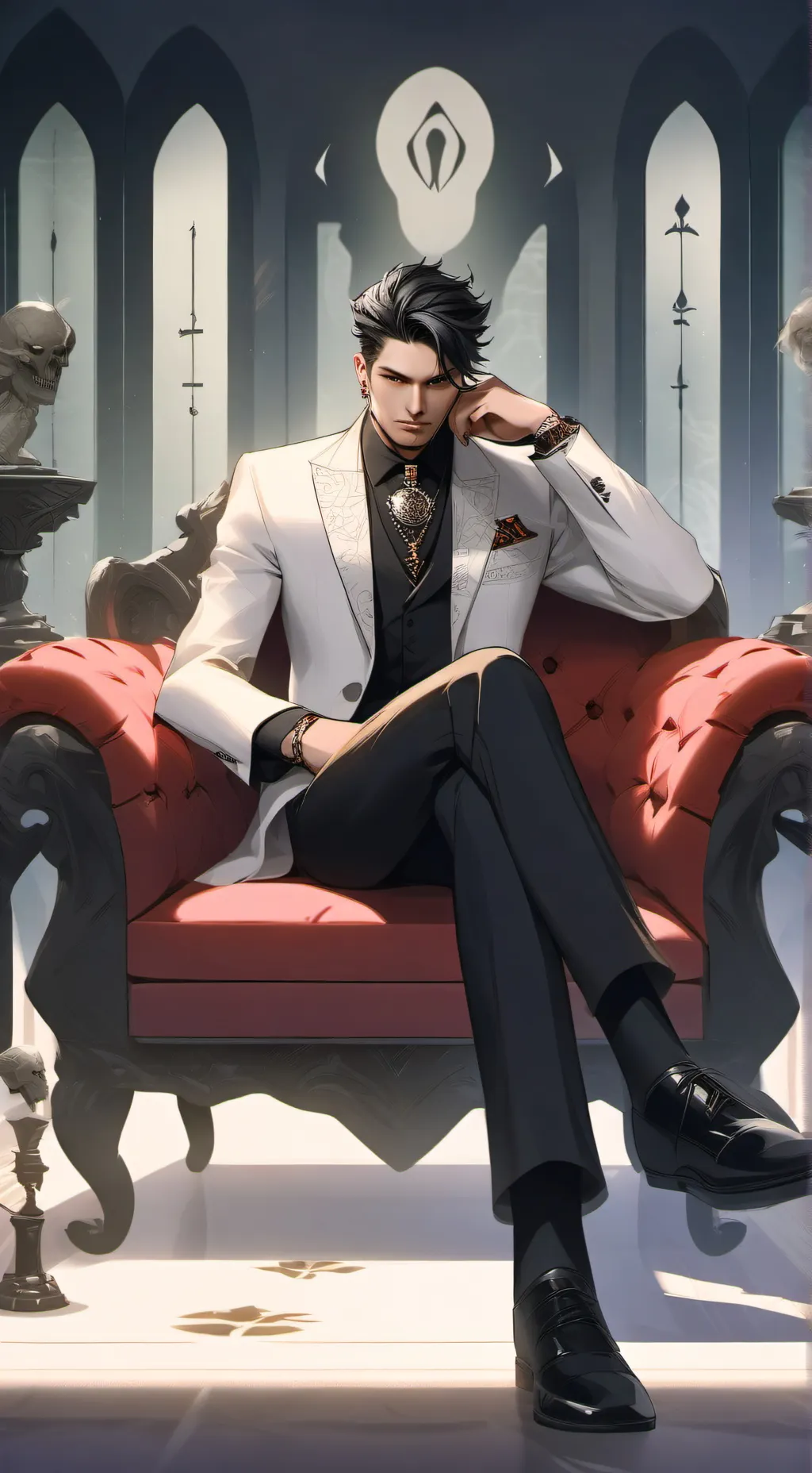 ai character: Leo background