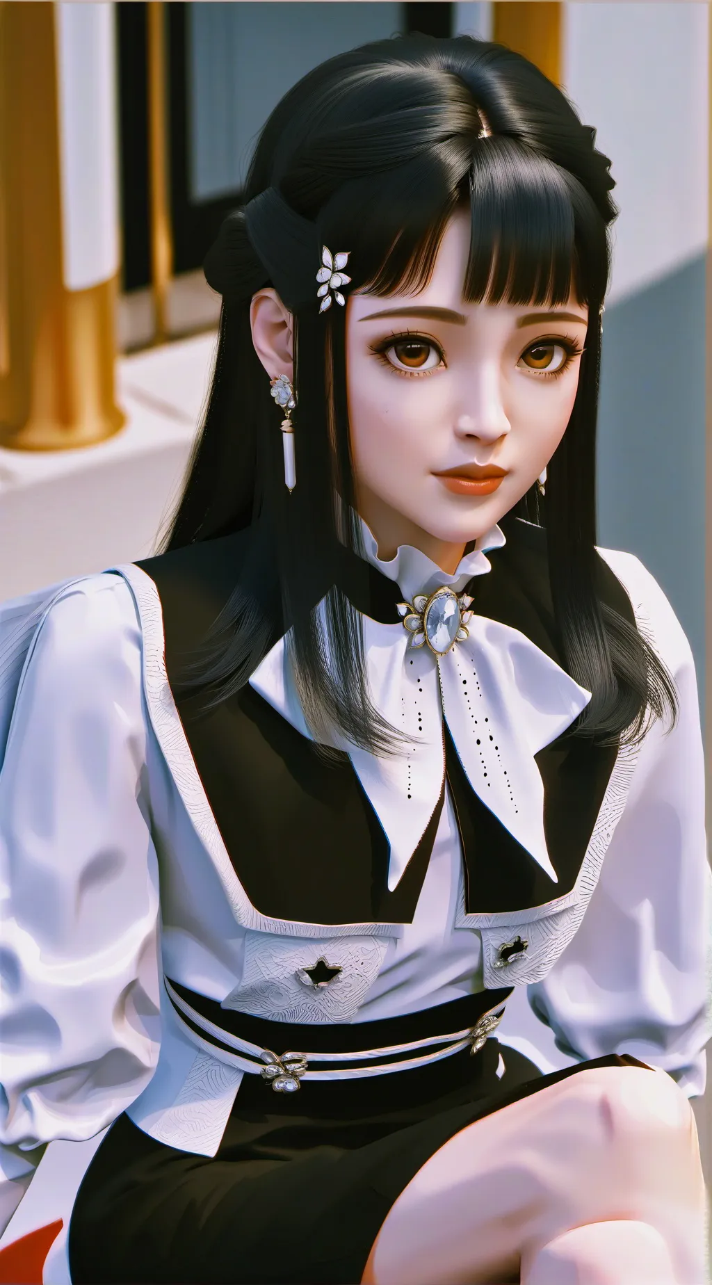 ai character: Denki background