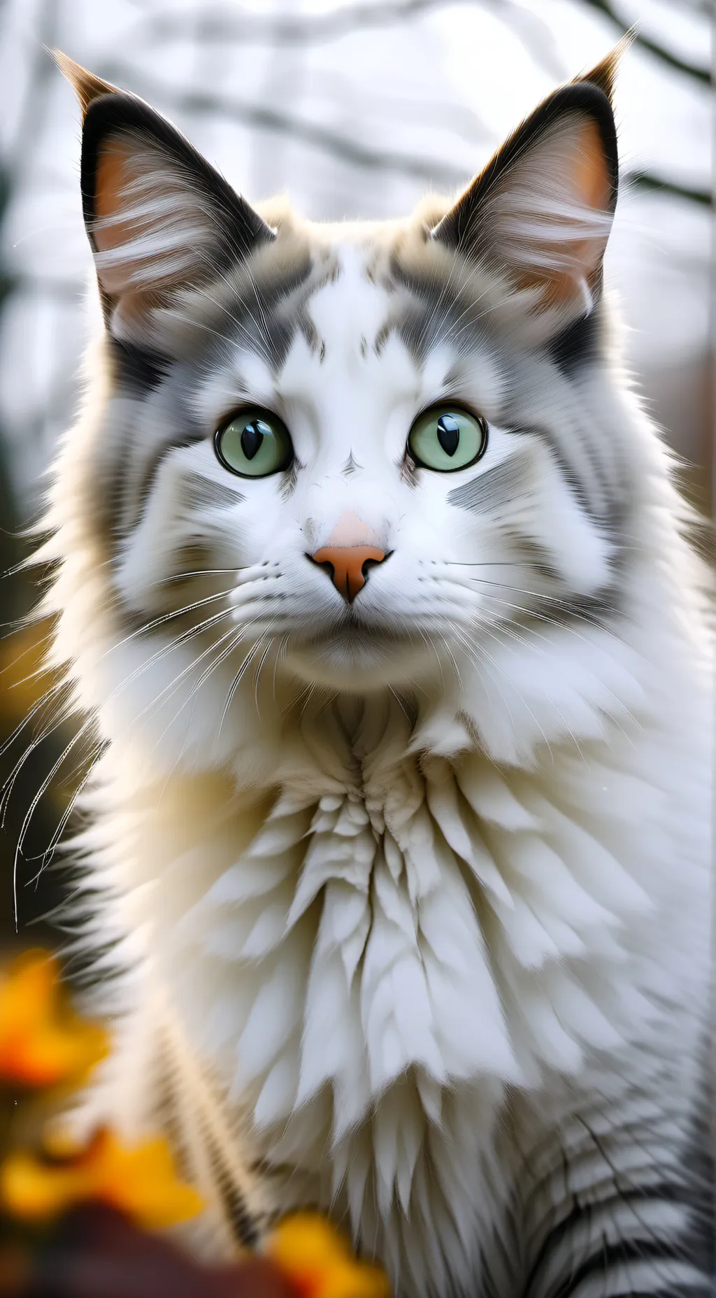 ai character: cats  background