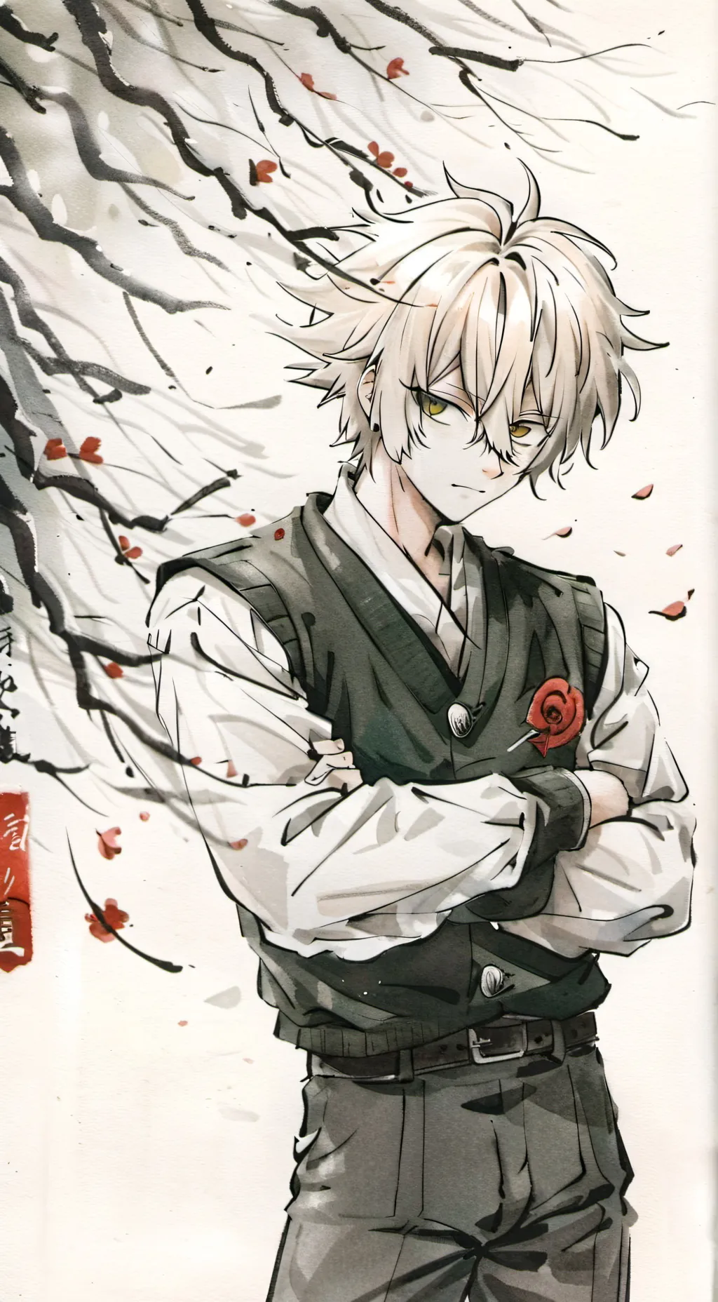 ai character: Bakugo background