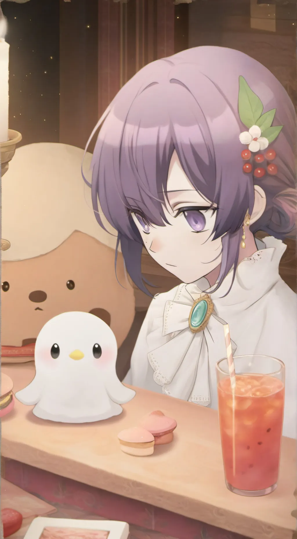 ai character: Kuzunoha preguntas background