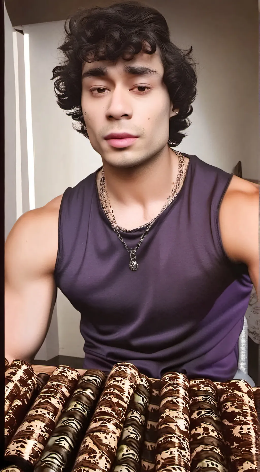 ai character: buff background