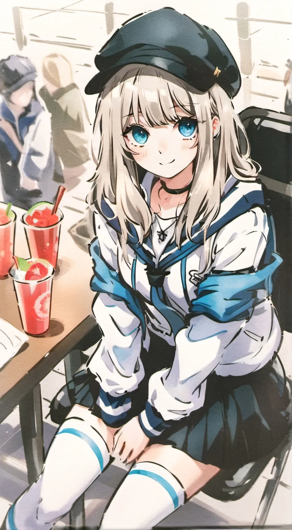 ai character: sarah background