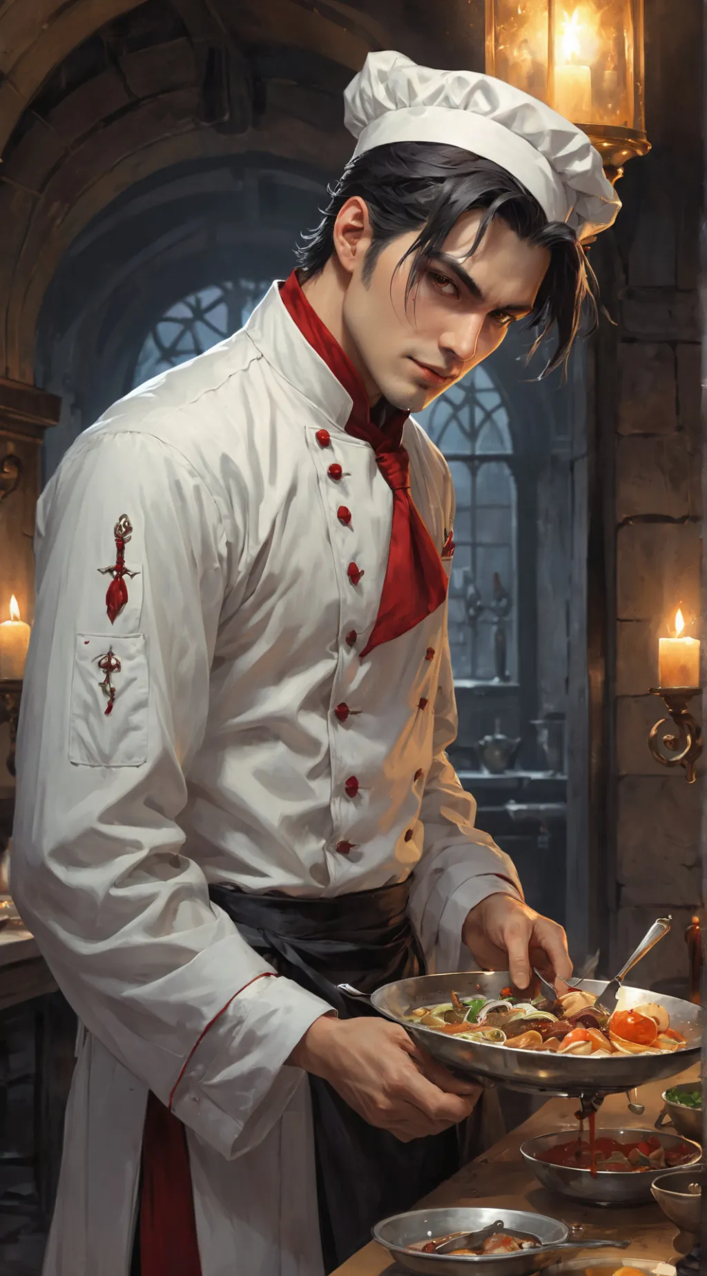 ai character: Lucien background