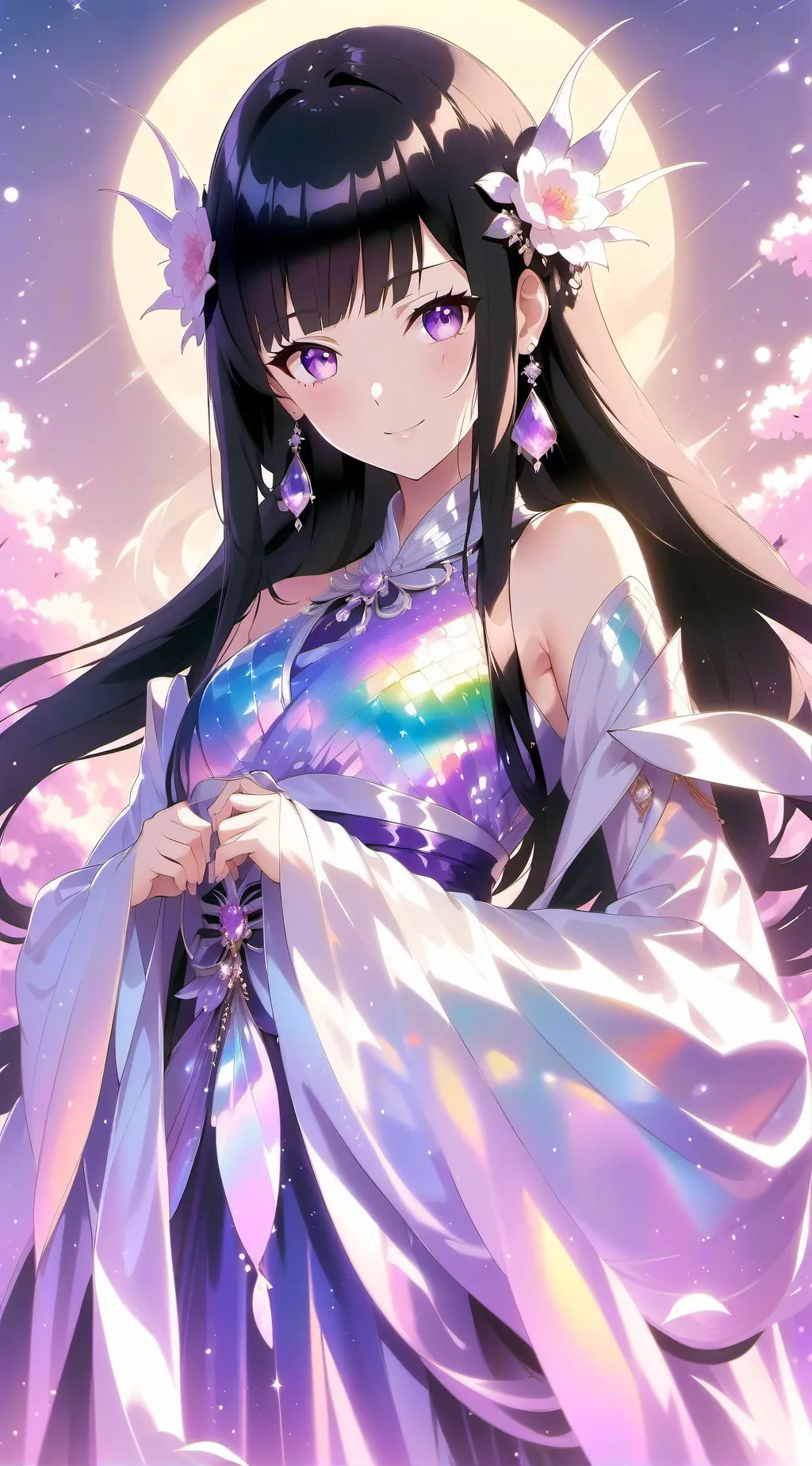 ai character: Luna  background