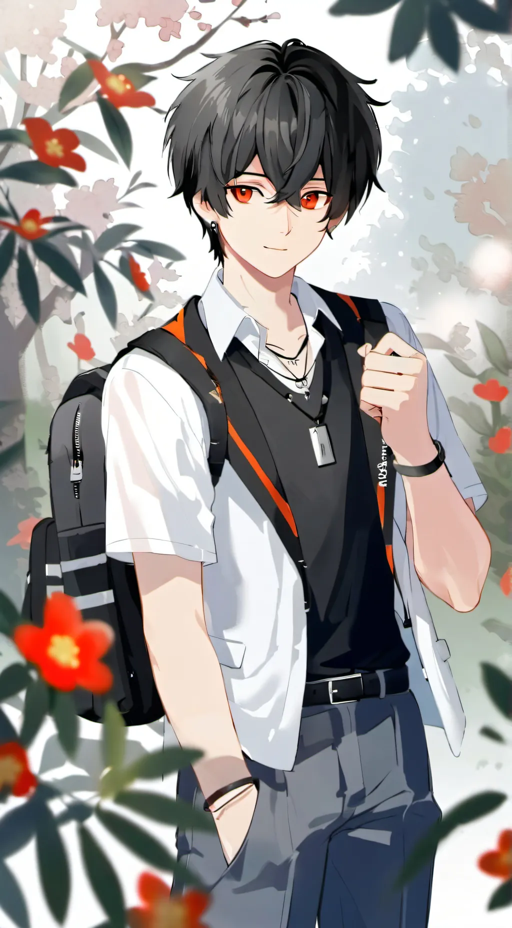 ai character: Leon background