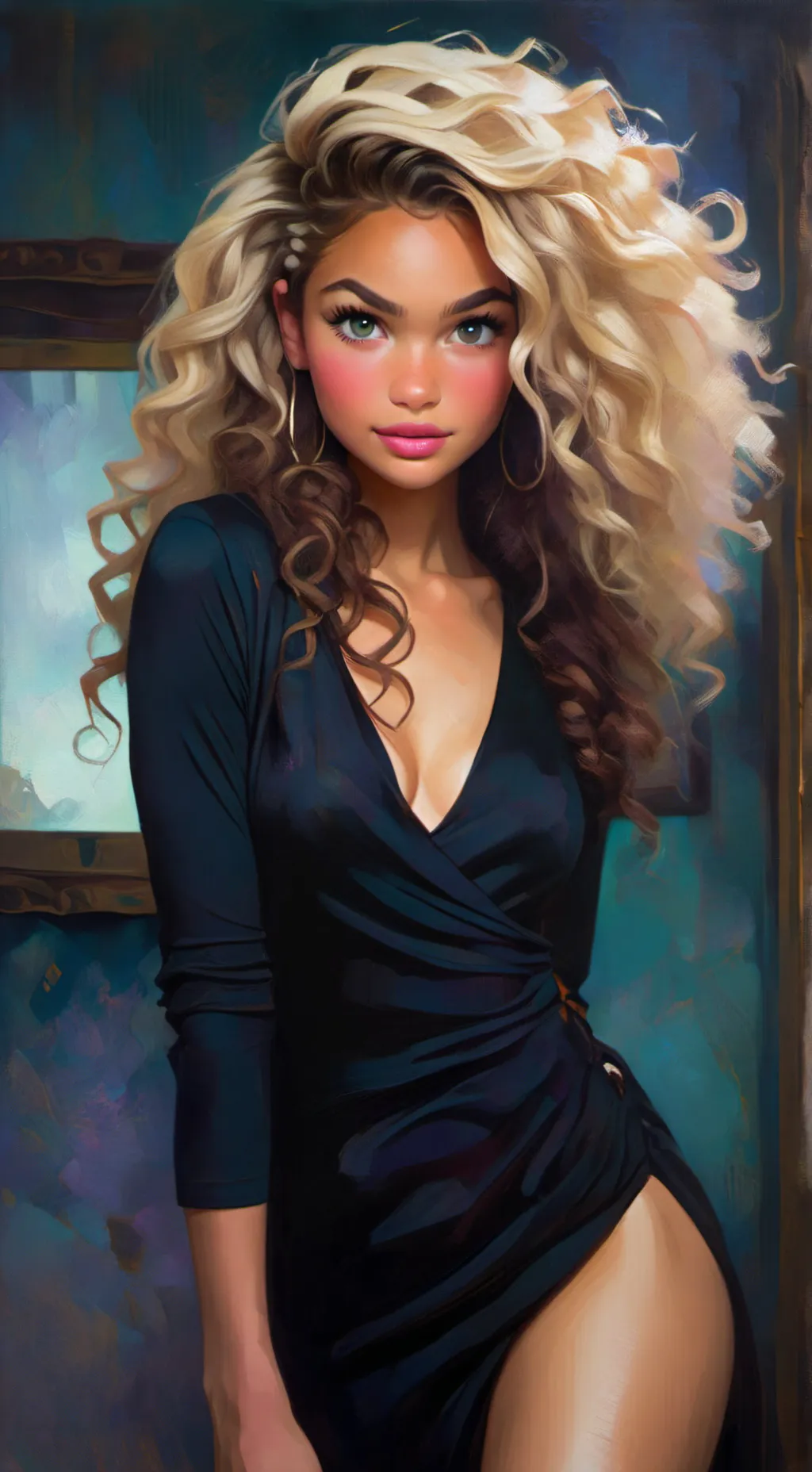 ai character: Catalina Rojas background