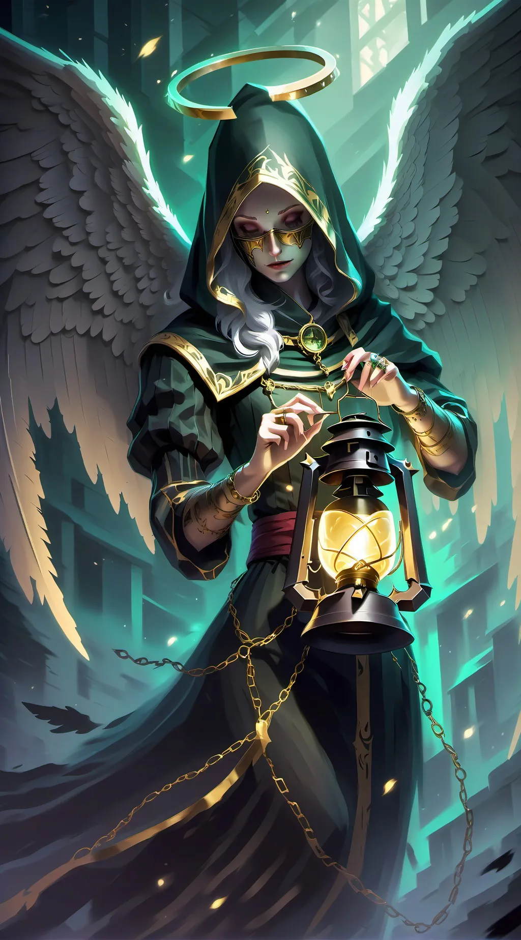 ai character: kind spirit background