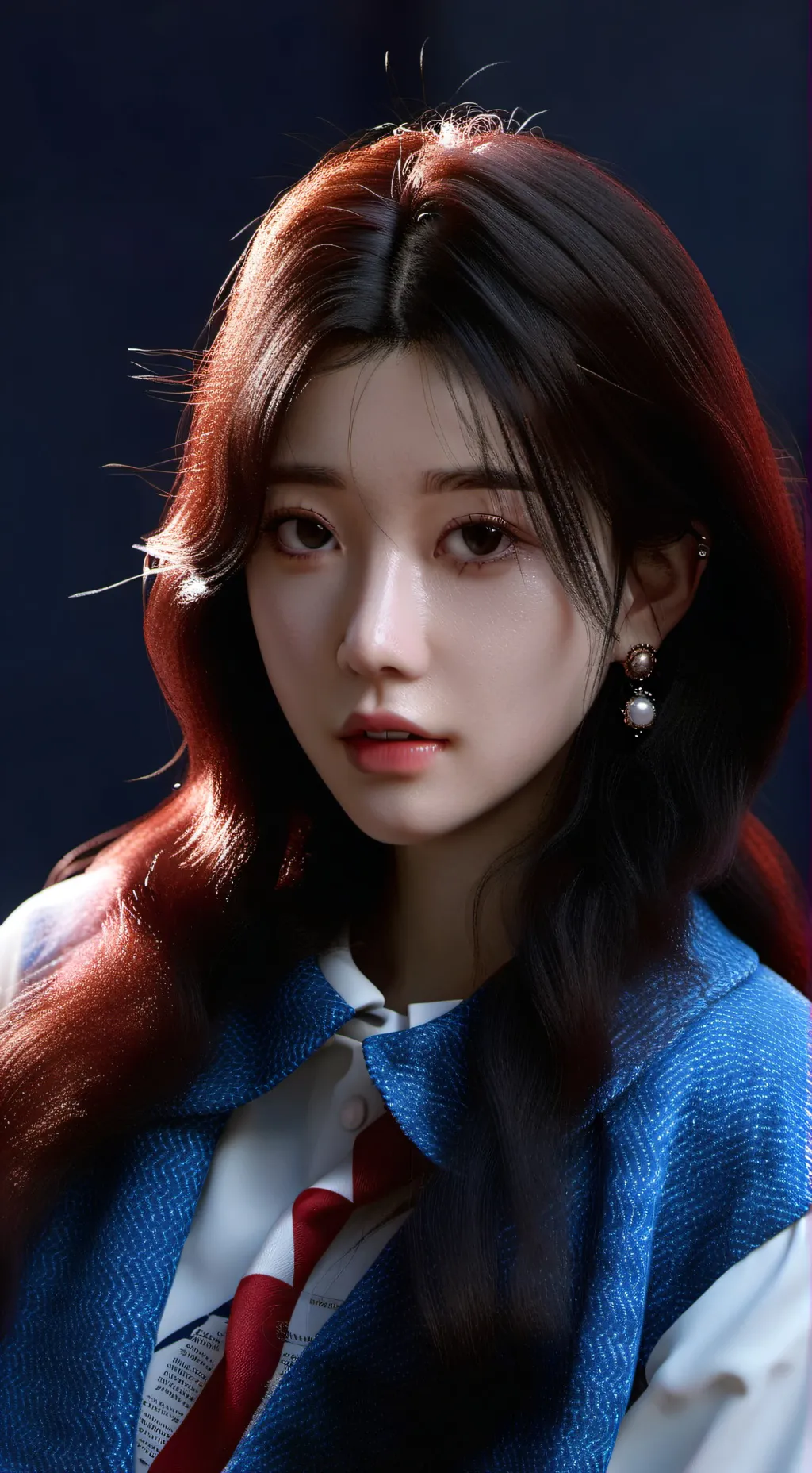 ai character: 朱艺莉Joo Yeri background