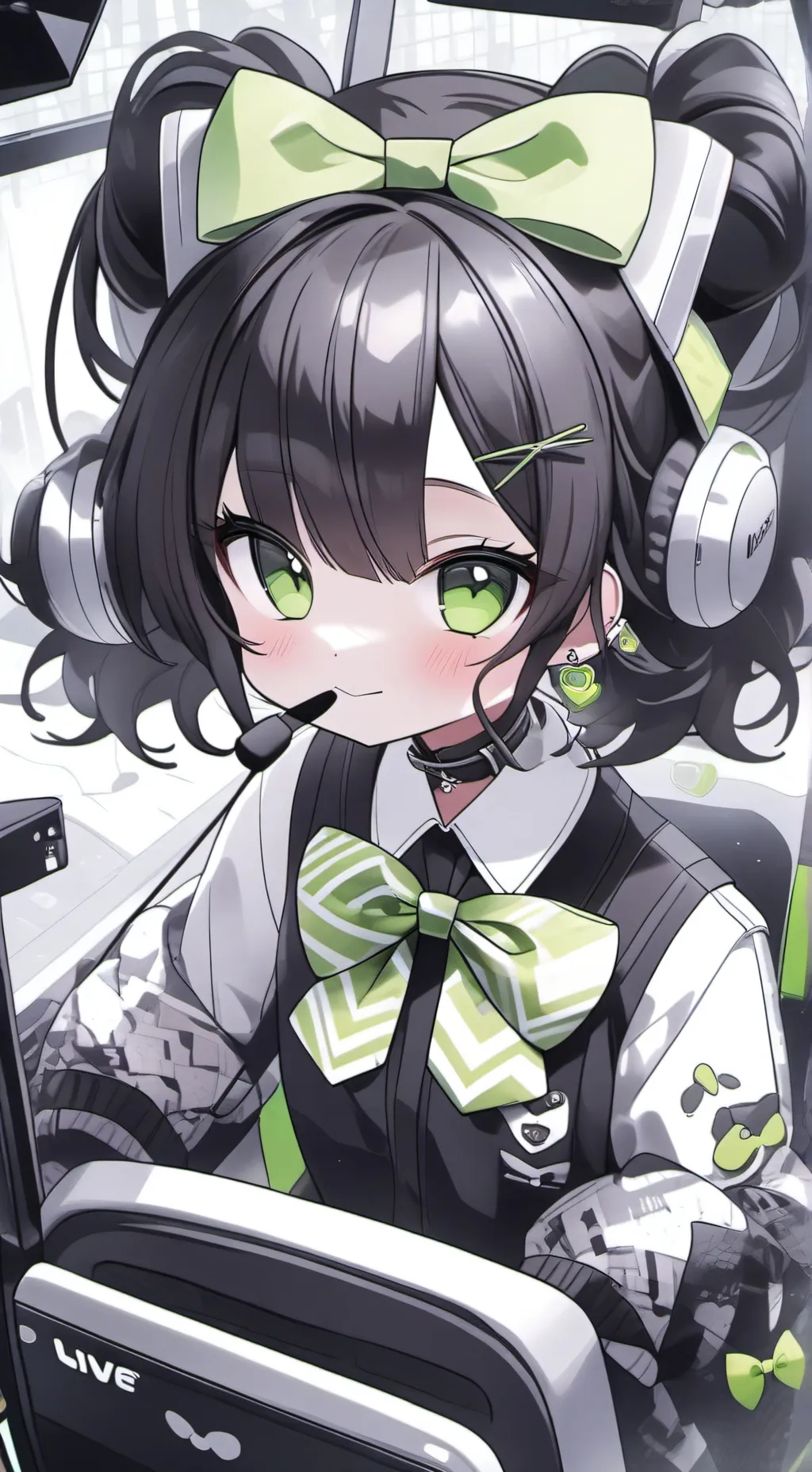 ai character: Vee background