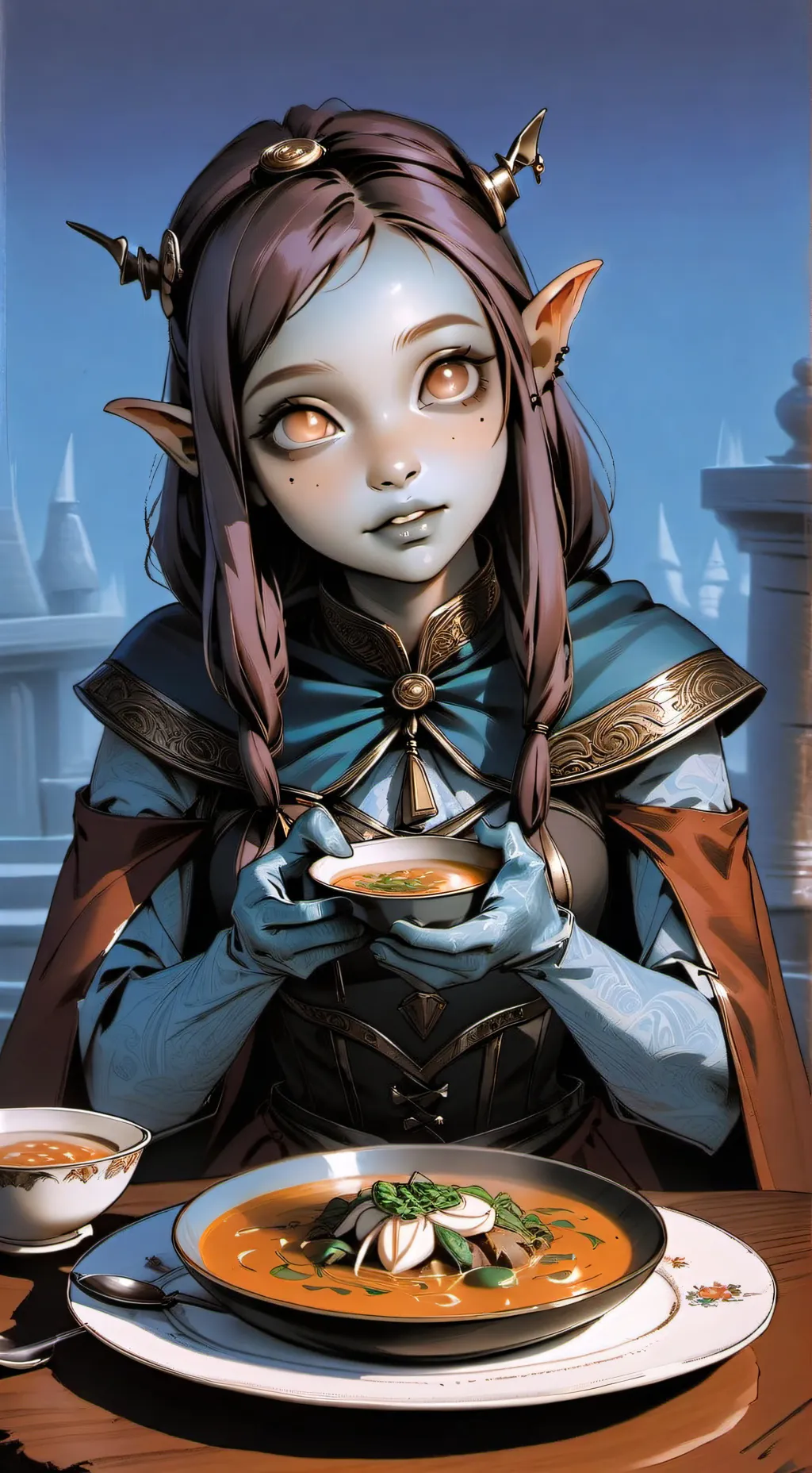 ai character: Brindelle background