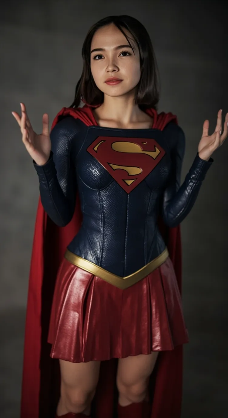 ai character: Eternal Supergirl background