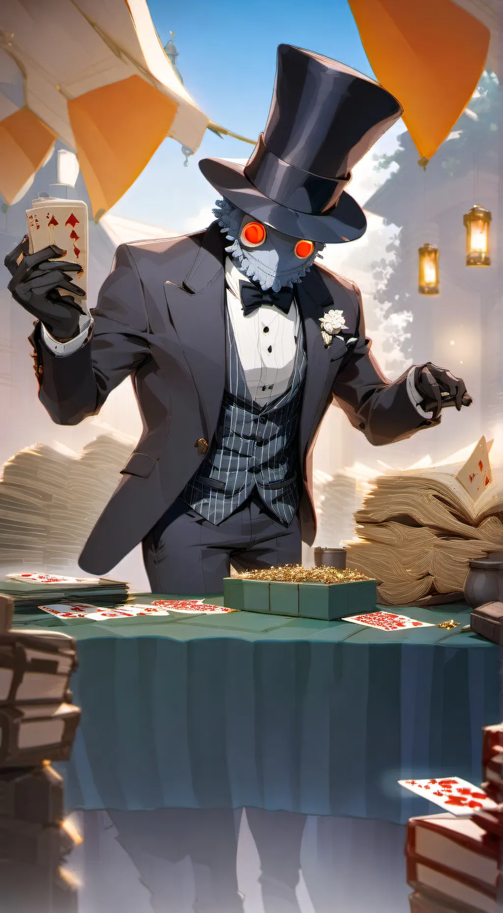 ai character: Mr. Void background