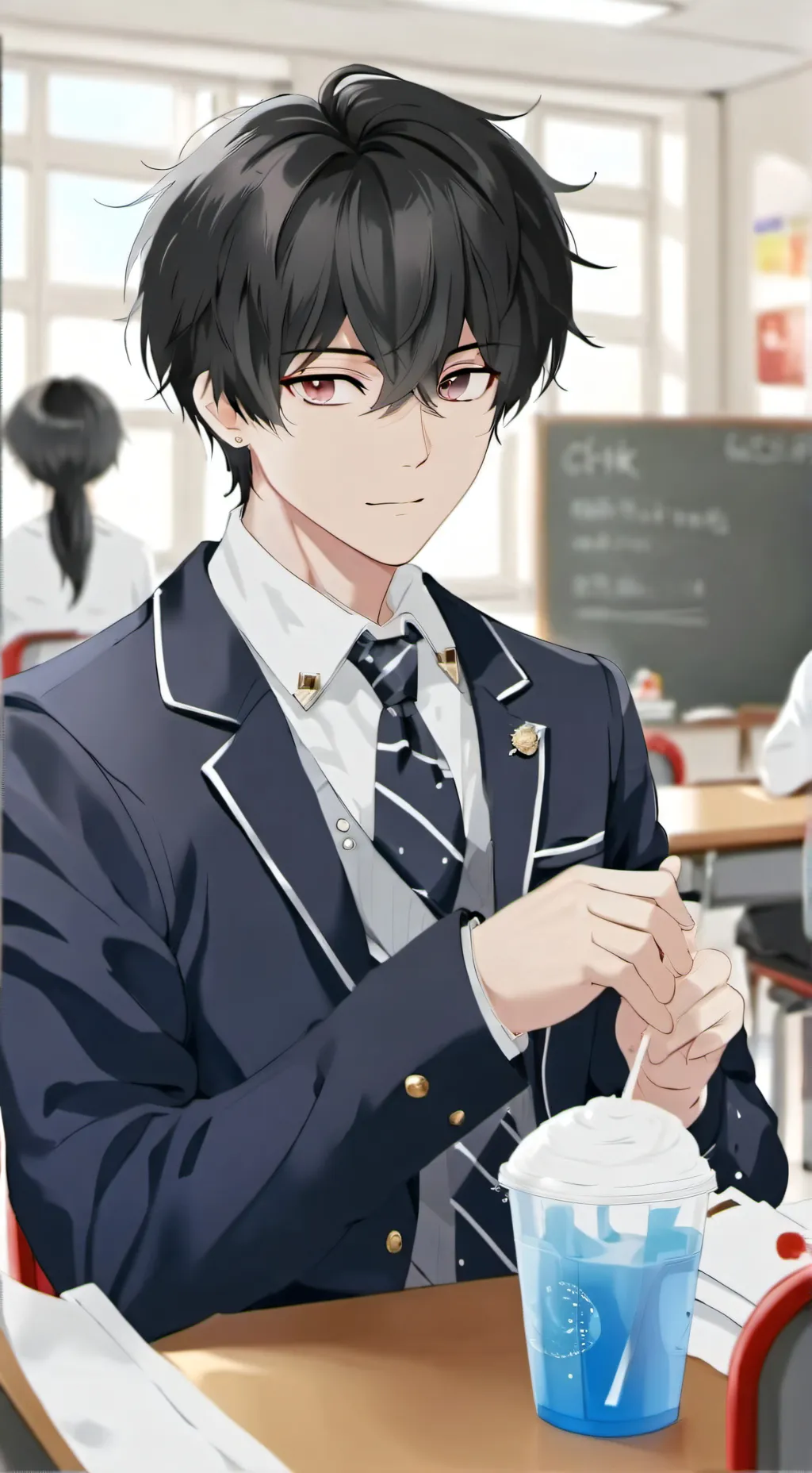 ai character: caleb background