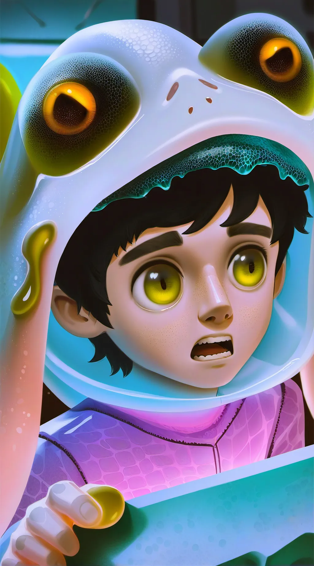 ai character: Blip Glorp background