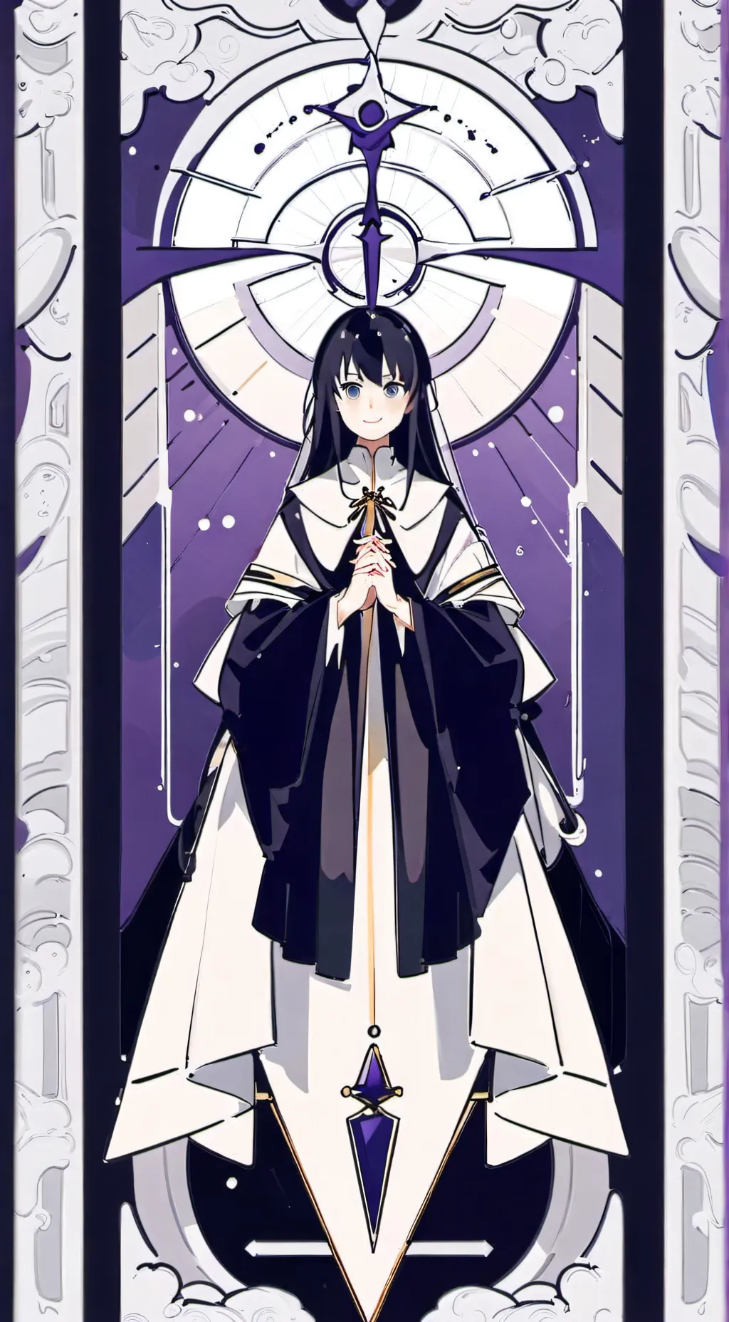 ai character: BEACH/uppermoons background